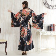 画像3: 再入荷！帯付き花魁着物ロングドレス (3)