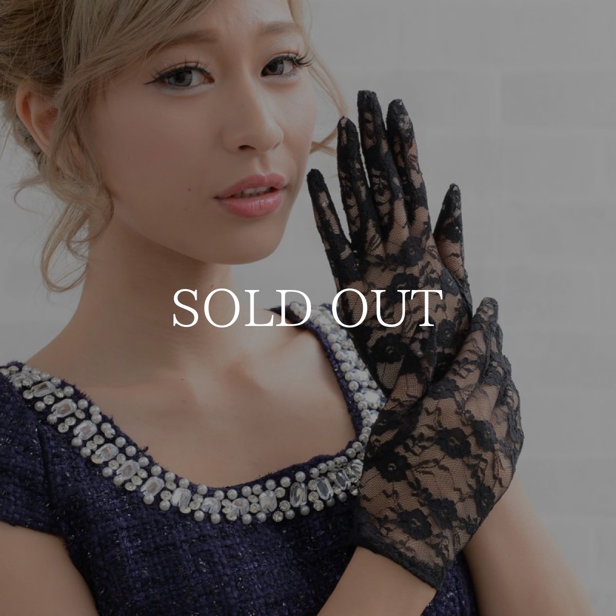 画像2: 再入荷!総レースショートグローブ ハロウィン コスプレ キャバドレス 結婚式 パーティー (2)