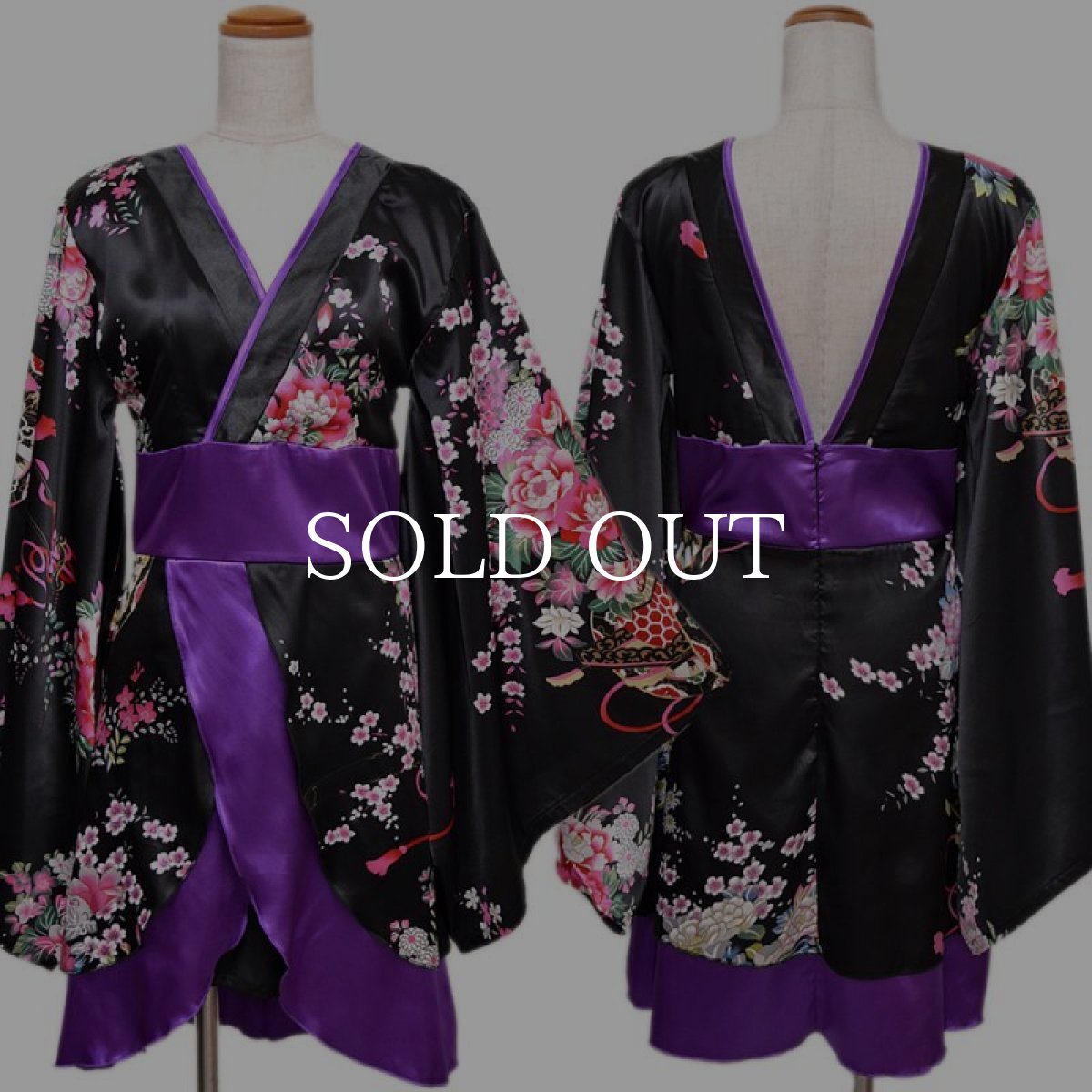 画像13: 再入荷！【5カラー】孔雀和柄着物ドレス 和柄 衣装 ダンス よさこい 花魁 コスプレ キャバドレス (13)