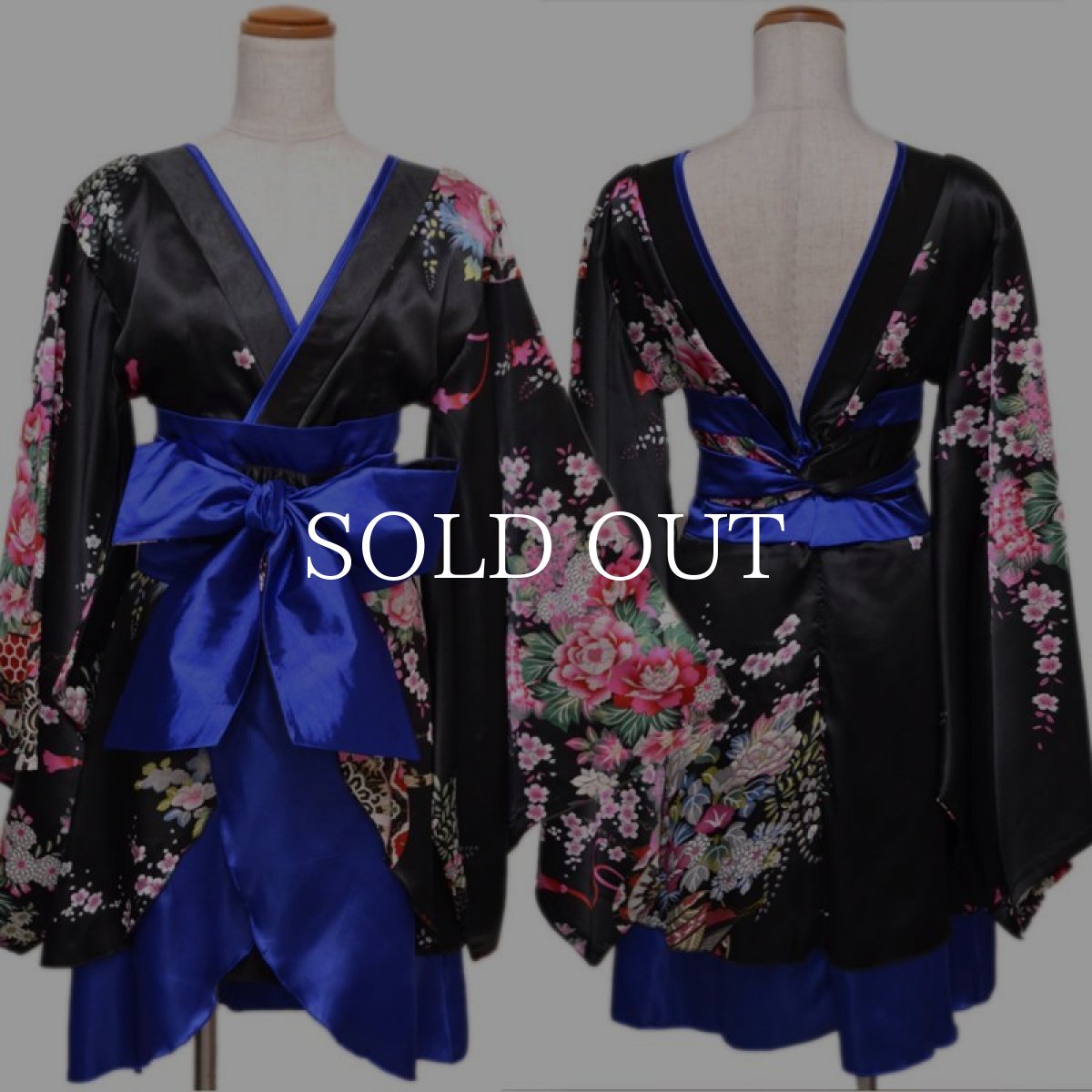 画像11: 再入荷！【5カラー】孔雀和柄着物ドレス 和柄 衣装 ダンス よさこい 花魁 コスプレ キャバドレス (11)