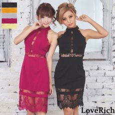 画像3: 新色追加！【2500円ぽっきり】レースミニドレス タイト セクシー パーティードレス キャバドレス (3)