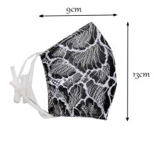 画像4: 即日発送 花柄レースマスク 立体 3D 繰り返し (4)