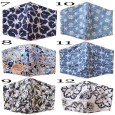 画像3: 綿刺繍レースマスク 立体 3D 繰り返し 洗える 調節可 (3)