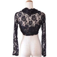 画像13: 再入荷！【2カラー】総レース ボレロ ロングスリーブ  (13)