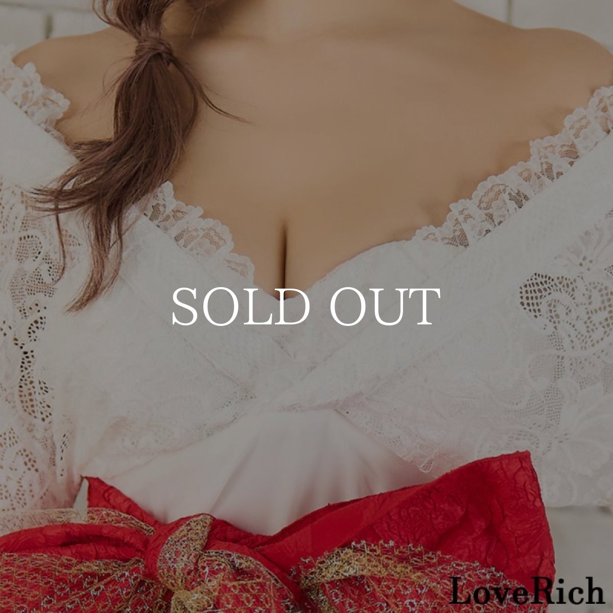 画像11: 再入荷！【2カラー/3点セット】総レース  豪華 花柄 帯 テールカット オーガンジー ミニスカート ロング 花魁 着物 ドレス コスプレ イベント ハロウィン キャバドレス (11)