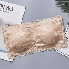画像3: 再入荷！【新色追加】【5color】レース チューブトップ スカラップカット チューブブラ ベアトップ フリーブラ インナー (3)
