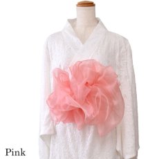 画像34: 【送料無料！】【18カラー/帯単品】ふんわり オーガンジー 帯 兵児帯 花魁 着物 浴衣 ドレス (34)