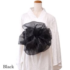画像36: 【送料無料！】【18カラー/帯単品】ふんわり オーガンジー 帯 兵児帯 花魁 着物 浴衣 ドレス (36)