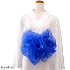 画像38: 【送料無料！】【18カラー/帯単品】ふんわり オーガンジー 帯 兵児帯 花魁 着物 浴衣 ドレス (38)