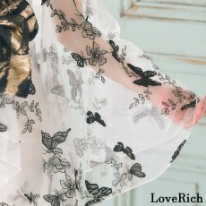 画像11: 再入荷！【高級ライン】【3カラー/2点セット】蝶々 刺繍 ロング ミニスカート オフショル 美胸 美脚 豪華 帯 花魁 着物 ドレス コスプレ イベント ハロウィン (11)