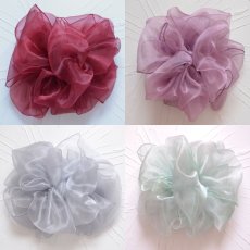 画像50: 【送料無料！】【18カラー/帯単品】ふんわり オーガンジー 帯 兵児帯 花魁 着物 浴衣 ドレス (50)