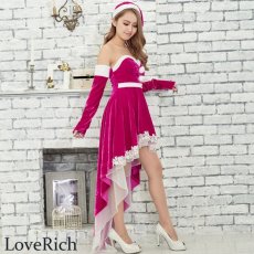 画像6: 残りわずか！【SALE20％OFF】【3点セット】サンタ3点セット コスプレ サンタクロース コスチューム キャバドレス (6)