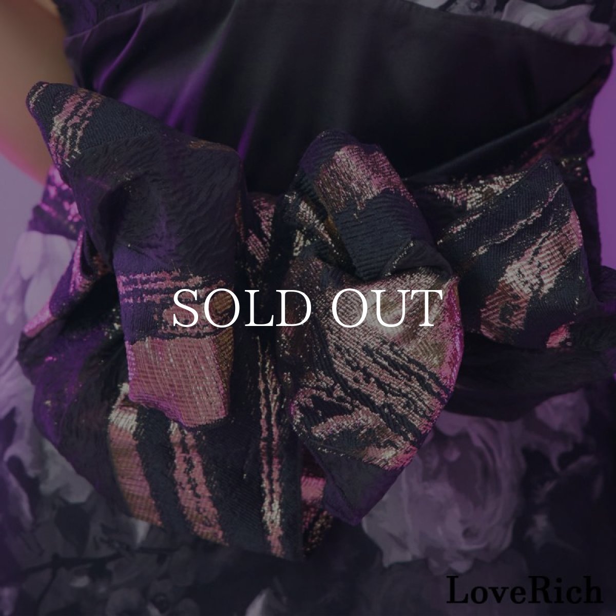 画像7: 【高級ライン】【2点セット】ワンショル アシンメトリー スリット 花柄 シフォン レース ロング 豪華 帯 花魁 着物 ドレス コスプレ ハロウィン キャバドレス (7)