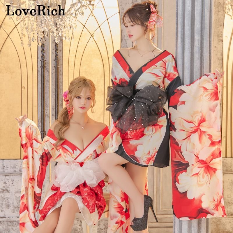 高級ライン】【2点セット】シフォン 花柄 アシンメトリー ミニスカート