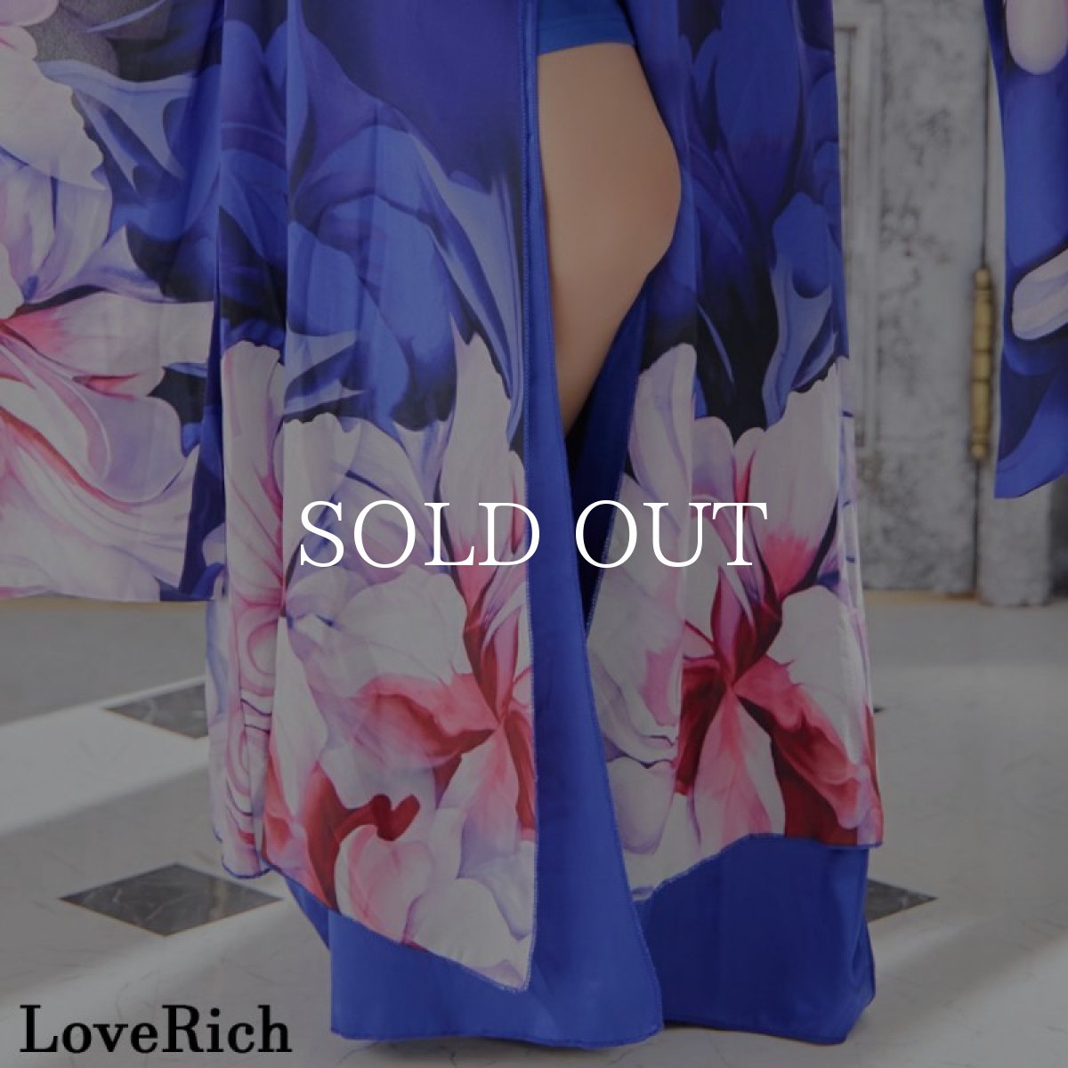 画像10: 【高級ライン】【2点セット】花柄 シフォン ミニスカート ロング 豪華 花魁 着物 ドレス コスプレ イベント ハロウィン (10)