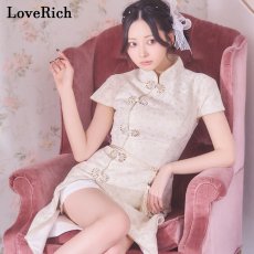 画像6: 【SMLサイズ/2カラー/3点セット】スリット 美胸 花柄 美脚 チャイナドレス チャイナ服 ミニ コスプレ イベント ハロウィン キャバドレス (6)