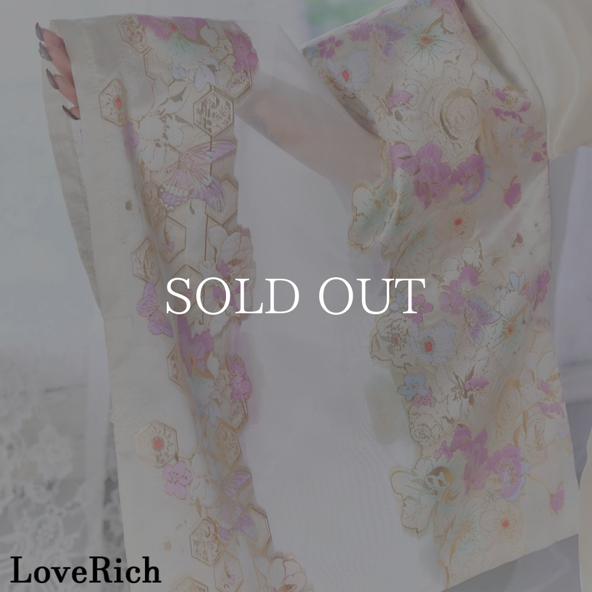 画像13: 送料無料！【高級ライン】【2カラー/2点セット】花柄 刺繍 スリット 透け ロング 花魁 着物 ドレス コスプレ イベント ハロウィン キャバドレス (13)