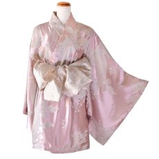 画像20: 【高級ライン】【2点セット/2カラー】花柄 和柄 ミニ 豪華 帯 リボン 花魁 着物 ドレス コスプレ イベント ハロウィン (20)