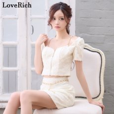 画像4: 【SMLサイズ/3カラー】セットアップ ファスナー チェーン パール ショルダーストーン タイト セクシー ミニドレス キャバドレス  (4)