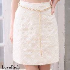 画像14: 【SMLサイズ/3カラー】セットアップ ファスナー チェーン パール ショルダーストーン タイト セクシー ミニドレス キャバドレス  (14)