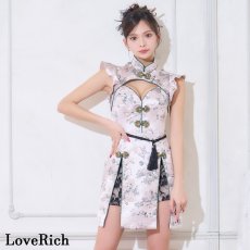 画像8: 【3点セット/SMLサイズ/2カラー】ブラックレース スリット デコルテカット 美胸 谷間魅せ 美脚 チャイナドレス チャイナ服 ミニ コスプレ イベント ハロウィン キャバドレス (8)