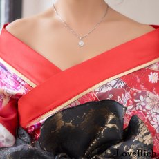 画像11: 【3点セット】花柄 セットアップ サテン生地 フリル ミニ 豪華 帯 花魁 着物 ドレス コスプレ ハロウィン キャバドレス (11)