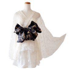 画像25: 【高級ライン】【2点セット】煌めきを纏う スパンコール レース ミニ 豪華 帯 花魁 着物 ドレス コスプレ ハロウィン キャバドレス (25)