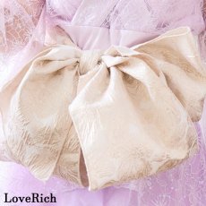 画像16: 【高級ライン】【2点セット】煌めきを纏う スパンコール レース ミニ 豪華 帯 花魁 着物 ドレス コスプレ ハロウィン キャバドレス (16)