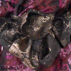 画像18: 【高級ライン】【2点セット】艶花 花柄 帯 花魁 着物 ドレス コスプレ ハロウィン キャバドレス (18)