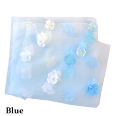 画像5: 【送料無料！】【4カラー/帯単品】立体フラワーシースルー帯 兵児帯 花魁 着物 浴衣 コサージュ 花 (5)