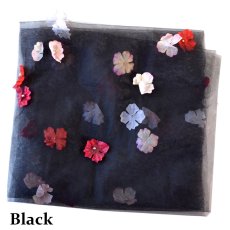 画像7: 【送料無料！】【4カラー/帯単品】立体フラワーシースルー帯 兵児帯 花魁 着物 浴衣 コサージュ 花 (7)