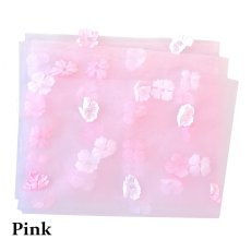 画像6: 【送料無料！】【4カラー/帯単品】立体フラワーシースルー帯 兵児帯 花魁 着物 浴衣 コサージュ 花 (6)