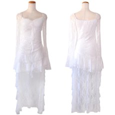 画像20: 【SMサイズ/2カラー】エレガントレース マーメイドテール 美脚 美胸 ロングドレス キャバドレス (20)