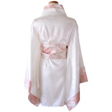 画像21: 【高級ライン】【2点セット】淡彩 花柄 帯 花魁 着物 ドレス コスプレ ハロウィン キャバドレス (21)