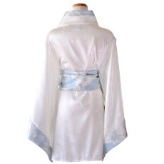 画像19: 【高級ライン】【2点セット】淡彩 花柄 帯 花魁 着物 ドレス コスプレ ハロウィン キャバドレス (19)