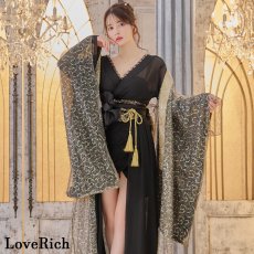 画像4: 【2カラー】全面スパンコール ロング 羽織 シアー 和装 豪華 花魁 着物 ドレス コスプレ イベント ハロウィン (4)
