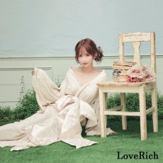 画像1: 【4カラー/2点セット】総レース 浴衣風 帯 ロング 浴衣風 豪華 花魁 着物 ドレス コスプレ イベント ハロウィン キャバドレス (1)