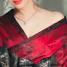 画像18: 【高級ライン】【2点セット/3カラー】花柄 煌めくレース 豪華 帯 花魁 着物 ドレス コスプレ ハロウィン キャバドレス (18)