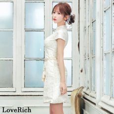 画像7: 【SMLサイズ/2カラー/3点セット】スリット 美胸 花柄 美脚 チャイナドレス チャイナ服 ミニ コスプレ イベント ハロウィン キャバドレス (7)