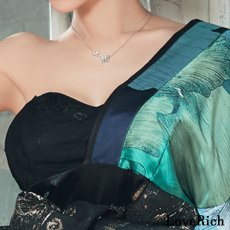 画像10: 【高級ライン】【2点セット】艶華 花柄 ワンショル スカーフ レース 豪華 帯 花魁 着物 ドレス コスプレ ハロウィン キャバドレス (10)