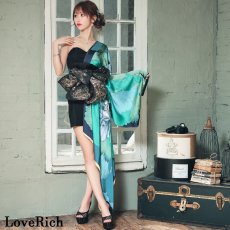 画像6: 【高級ライン】【2点セット】艶華 花柄 ワンショル スカーフ レース 豪華 帯 花魁 着物 ドレス コスプレ ハロウィン キャバドレス (6)